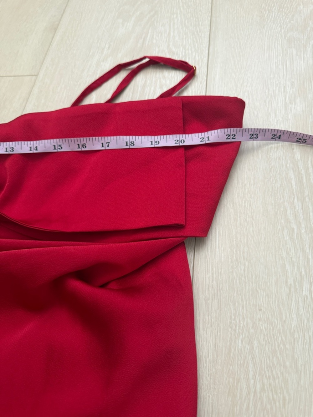 Anthropologie Hutch Elegant Red Midi Dress with Bow Accent - Picture 5 of 7
